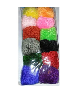 XPet 12-pack Wool Pom Poms-Infused with Catnip-Active cat-kitten Toys