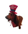 Impawsters 4th of July Dog Hat Scarf Costume All American