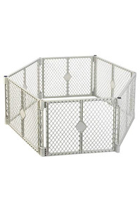 NORTH STATES SUPERYARD XT Baby or Pet Gate & Play Yard Indoor/Outdoor Plastic