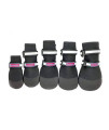 All Weather Neoprene Paw Protector Dog Boots with Reflective Straps in 5 Sizes! (XXL (4.5x4.5 in.))