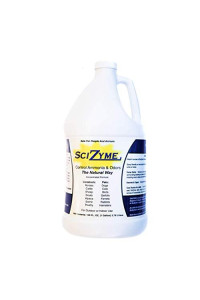 SciZyme - Enzyme Based Eliminator & Control Odors & Ammonia in Cooler Rooms, Barns, Trailers, Kennels, Etc. (Makes 16 Gallons)