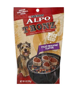Alpo TBonz Filet Mignon Flavor Steak-Shaped Dog Treats Filet Mignon Flavor