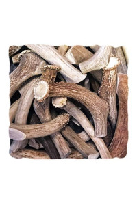 WhiteTail Naturals | Premium Deer Antlers for Dogs | 1 Pound (lb) Pack | All Natural Antler Dog Chews | Naturally Shed, Sourced and Crafted in USA | Dental Hygene Treat