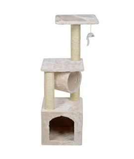 Lovely 36" Deluxe Cat Tree Condo Furniture Scratcher Scratching Post Pet House Play Toy