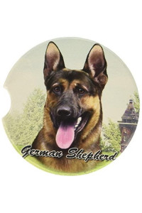 E&S Pets German Shepherd Coaster, 3" x 3" (231-75)