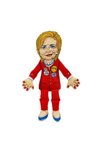 FUZZU Hillary Clinton Political Parody Novelty Durable Dog Chew Toy with Squeaker, Large 17"