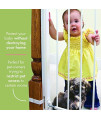 EZ-Fit: Baby Gate Walk Thru Adapter Kit for Stairs + Child and Pet Safety - Protect Banisters + Walls (Single Pack, 42 Inch)