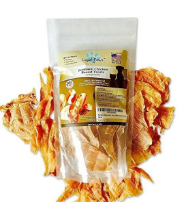 Loyal Paws Dog Jerky Treats - Premium Chicken - Dog Treats Made in USA Only. All Natural - Healthy, No Preservatives, Grain Free - Great for Training! 4 oz.
