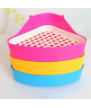 Rely2016 Small Animal Pet Triangle Potty Trainer Litter Corner Toilet Training Tray for Hamster Gerbil Bunny Chinchilla Color Random