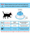 Vivifying Cat Cone, Adjustable 5.7-8 Inches Recovery Pet Cone Lightweight Elizabethan Collar for Cats, Kittens, Puppies and Small Dogs (Blue)