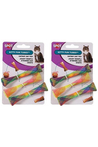 SPOT Cat or Kitten Colorful Fun Tubes Size:Pack of 3 (9 Tubes)