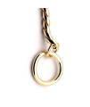 SGODA Gold Dog Chain Collar Choke Pet Training Snake Collar with Heavy Links, 16 in, 3 mm