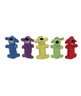 MultiPet 6 inch Loofa Dog (Assorted Colors)(pack of 2)