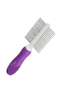 Double-Sided Pet Comb for Grooming & Massaging Dogs, Cats & Other Animals 