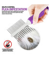 Double-Sided Pet Comb for Grooming & Massaging Dogs, Cats & Other Animals 