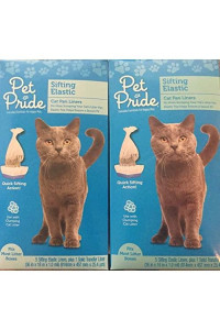 Pet Pride Sifting Cat Pan Liner 5 ct (2 Pack)