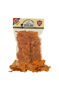 Green Butterfly Brands Chicken Jerky - Dog Treats Made in USA Only - 1 Ingredient: USDA Grade A Chicken Breast - No Additives or Preservatives - Grain Free Snack, All Natural Premium Strips, 8 Ounces