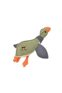 Tall Tails Squeaker Duck Sage 12" Dog Toy