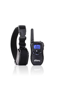 eXuby Dog Training Collar with Remote - Correct Any Behavior with 3 Training Modes (Sound, Vibration & Shock) - Rechargeable Batteries - Dog Clicker Included - Fast and Effective Dog Training