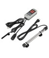 hygger 200W Titanium Aquarium Heater for Salt Water and Fresh Water, Digital Submersible Heater with External IC Thermostat Controller and Thermometer, for Fish Tank 20-45 Gallon