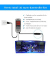 hygger 200W Titanium Aquarium Heater for Salt Water and Fresh Water, Digital Submersible Heater with External IC Thermostat Controller and Thermometer, for Fish Tank 20-45 Gallon
