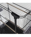 Prevue Pet Products Playtop Flight Bird Cage with Stand - F085, Black
