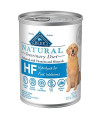 Blue Buffalo Natural Veterinary Diet HF Hydrolyzed for Food Intolerance Wet Dog Food, Salmon 12.5-oz cans (Pack of 12)