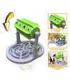 Interactive Dog & Cat Food Puzzle Toy - Ito Rocky Treat Boredom Dispensing Slow Feeder - Anxiety IQ Training in Smart Feeding and Adjustable Height for Small / Medium Dogs