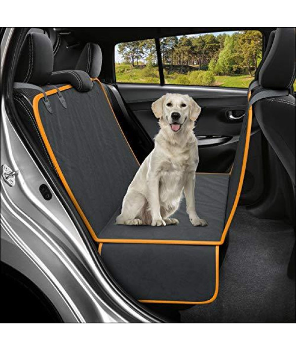 Active Pets Dog Back Seat Cover Protector - Waterproof, Nonslip Hammock for Dogs 