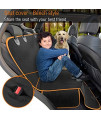 Active Pets Dog Back Seat Cover Protector Waterproof Scratchproof Hammock for Dogs Backseat Protection Against Dirt and Pet Fur Durable Pets Seat Covers for Cars & SUVs