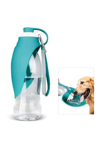 Dog Water Bottle for Walking, TIOVERY Pet Water Dispenser Feeder Container portable with Drinking Cup Bowl Outdoor Hiking, Travel for Puppy, Cats, Hamsters, Rabbits and Other Small Animals 20 OZ