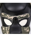Neoprene Puppy Hood Camo Full Face Mask Cosplay Costume Dog Head Masks