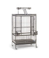 Prevue Pet Products Stainless Steel Playtop Bird Cage,Large (Pack of 1)