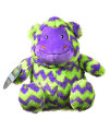 Hero Chuckles Plush Dog Toy, Durable Stuffed Animal with 3-in-1 Squeaker (Monkey)