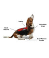 Dogline Emotional Support Dog Vest Set Adjustable Service Dog Vest Harness Reflective Emotional Support & ESA Patches with Emotional Support Leash Emotional Support Animal ID Card