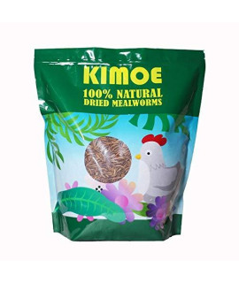 Kimoe 5LB 100% Natural Non-GMO dried mealworms-High-Protein for Birds, chicken,ducks