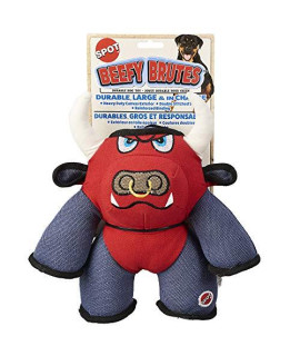 SPOT Beefy BRUTES Durable Dog Toy 10" Assoted Figures