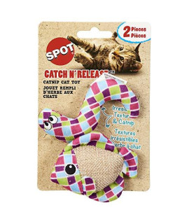 SPOT Catch N Release Cat Toy with Catnip Assorted Figures