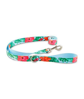 Petco Brand - Good2Go Hibiscus Dog Leash, 6 ft., One Size Fits All, Multi-Color