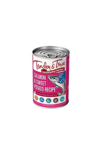 Tender & True Salmon & Sweet Potato Recipe Canned Dog Food ( Pack of 12), 33031