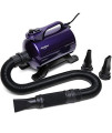 shernbao High Velocity Professional Dog Pet Grooming Hair Drying Force Dryer Blower 5.0HP (Super Cyclone) SHD-2600P (Purple)