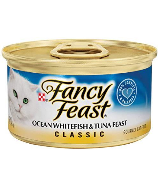 Classic Ocean Whitefish and Tuna Wet Cat Food (3-oz can,case of 24)