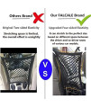 DYKESON Dog Car Net Barrier Pet Barrier with Auto Safety Mesh Organizer Baby Stretchable Storage Bag Universal for Cars, SUVs -Easy Install, Car Divider for Driving Safely with Children & Pets