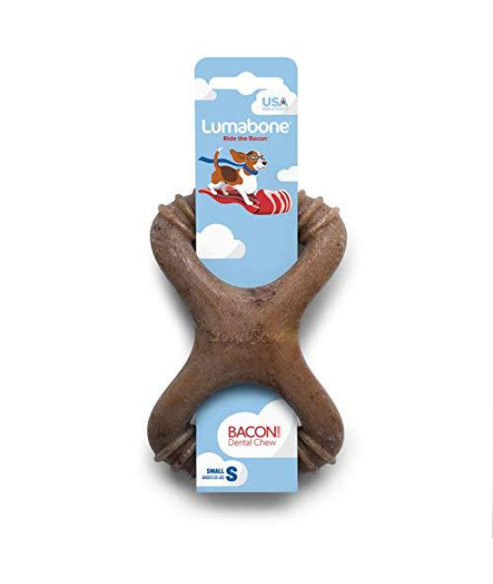 Lumabone Real Bacon Flavored Dental Dog Chew Toy