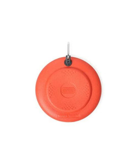 Dexas Off Leash Frisbee Flyer Floating Dog Toy with Removable Leash Attachment