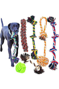 Youngever Dog Rope Toys, Puppy Chew Toys Dog Toys for Medium to Large Dogs (6 Pack)