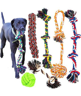 Youngever Dog Rope Toys, Puppy Chew Toys Dog Toys for Medium to Large Dogs (6 Pack)
