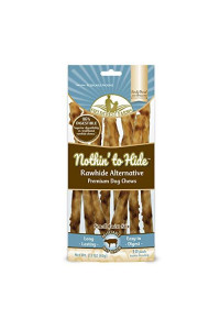 Nothing to Hide Natural Rawhide Alternative Small Twist Stix for Dogs - (10 Sticks) All Natural Easily Digestible Chews for All Breed Dogs - Great for Dental Health