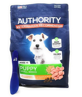 Authority Small Breed Puppy Dry Dog Food (Chicken and Rice) 6lbs and Especiales Cosas Mixing Spatula