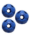 PetSport 3 Pack of Turbo Kick Soccer Balls, Medium 4 Inch, Durable Dog Toys, Assorted Colors